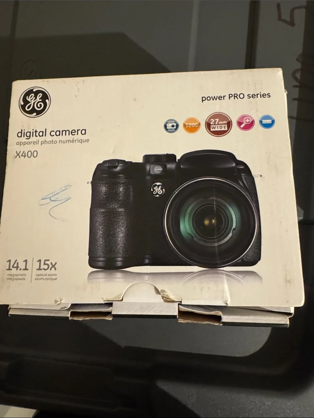 GE X400 Black Digital Camera - 14.1MP, 15x Optical Zoom